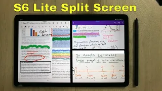 How To Make Split Screen in Samsung Galaxy Tab S6 Lite - Multitasking