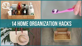 14 HOME ORGANIZATION HACKS that'll change your life this year