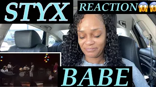 STYX .. BABE 1980 STAGE PERFORMANCE...  REACTION VIDEO!