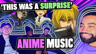 Non- Anime Fans react to ANIME OPENINGS, ENDINGS and MUSIC VIDEOS for the FIRST TIME Part 3