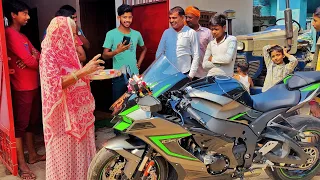 Going To My Village🏘️ On My Superbike🏍️To Surprise My Grandmother👵!!