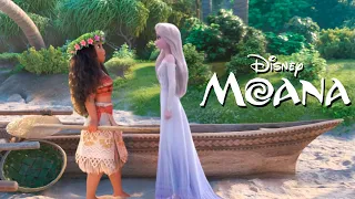 Elsa worries about Moana wants to go to the sea | Forest Spirit Frozen 3 [Fanmade Scene]