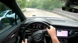 2022 Audi SQ7 POV Spirited Driving Impressions