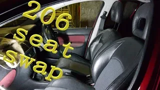 Peugeot 206 seat swap