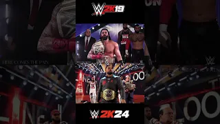 WWE2K24 VS WWE2K19 😳