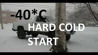 Extreme hard cold start compilation #14 -40*C V8, V10, V12, DIESEL, PETROL | Odpalanie na mrozie -40