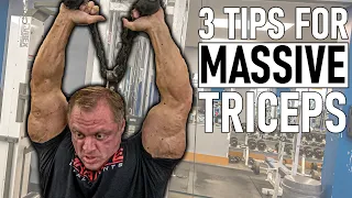 3 Tricep Tips to Build Massive Arms Like a Pro