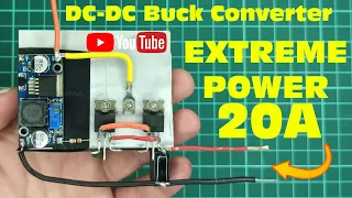 How to make a 20 Amp LM2596 DC-DC Buck Converter | Step down Converter | MOSFET |