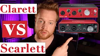 FOCUSRITE AUDIO INTERFACE SHOOTOUT: Scarlett vs Clarett Preamps & Converters