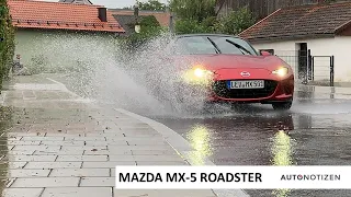 Mazda MX-5 Roadster Skyactiv-G 2.0i (184 PS): Regen - Review / Test / Fahrbericht