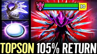 🔥 TOPSON 105% DMG Return Spectre Carry — Blade Mail + Dispersion + Aghanim Basic META Dota 2 Pro