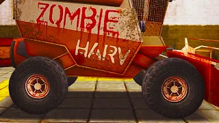 Машина КОМБАЙН Харвестер Zombie Derby #5 Финал игры - Машинки Кида