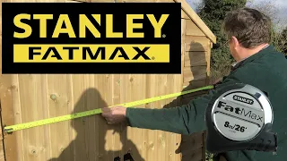 STANLEY FATMAX XTREME Tape Measure 8M 32MM Wide  5-33-891 - Review