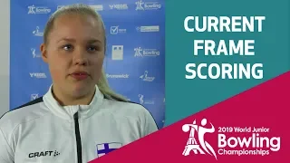 Current Frame Scoring System | World Bowling Junior Championships 2019