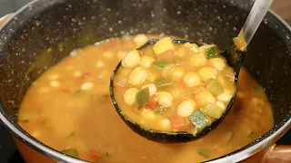 CÓMO HACER UN GUISO DE GARBANZOS CON VERDURAS ¡COMIDA ABUNDANTE Y ECONÓMICA!