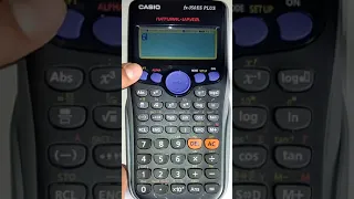 Como poner Factorial en calculadora Casio fx 350es