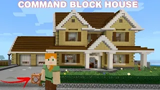 How To Build a House in Minecraft Using Command Block ( Part 16 )