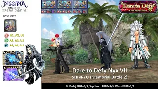 DFFOO [GL] Dare to Defy Nyx VII SHINRYU: FF7 Silvered Haired Men