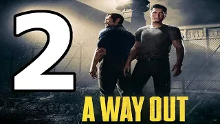 A Way Out Walkthrough Part 2 - No Commentary Playthrough (PS4)