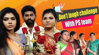 Try Not to Laugh Challenge With Pandian Stores Team | Shooting Spot Fun | Hema's Diary