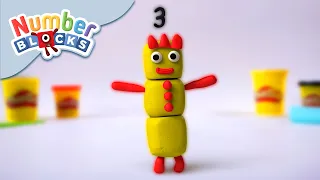 @Numberblocks- Number Three | Play-Doh