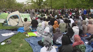 IU students return for protests of Israel-Hamas war