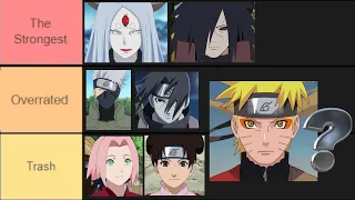 Naruto Power Scale Tier List (Ranking EVERY Character from Weakest to Strongest) *Part 1*