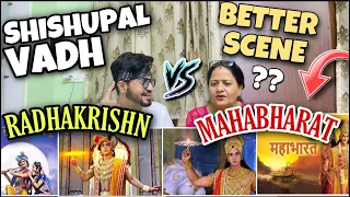 Epic Reaction on RADHAKRISHN Vs MAHABHARAT : Shishupal Vadh Full Scene | Krishna Kills Shishupal 😮