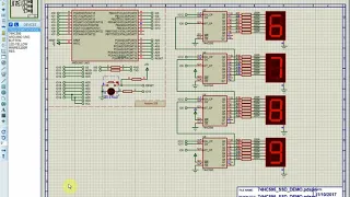 Arduino Interfaces To A SN74HC595N SPI 7-Segments Display