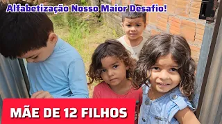 MAIOR DESAFIO NOSSO! MÃE E FILHOS NÃO SABEM LER E ESCREVER, ISSO VAI AJUDAR ELES MELHORAR!