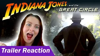 Indiana Jones and the Great Circle Trailer Reaction - Kiera Jacob #indianajones #trailerreaction