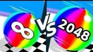 BallRun Infinity vs Ball Run 2048 : Merge Number