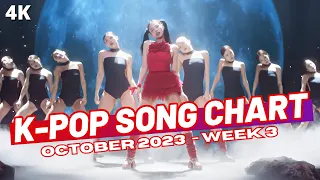 (TOP 100) K-POP SONG CHART | OCTOBER 2023 (WEEK 3)