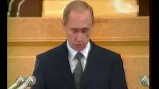 В.Путин.Послание ФС РФ.03.04.01 Part 1