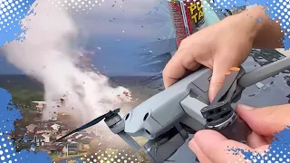 Storm chasers use FLEX TAPE to fix drone after capture of insane tornado footage!