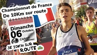 Championnats de France de 10km sur route - Podium - RP - Canet-en-Roussillon - 2019