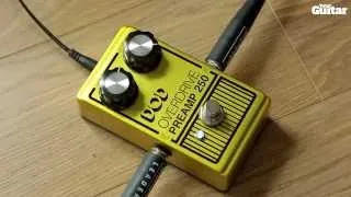 DOD Overdrive Preamp 250 guitar effects pedal demo