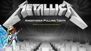 (Anesthesia) Pulling Teeth Bass Tab & Notation-Cliff Burton!! Metallica!!