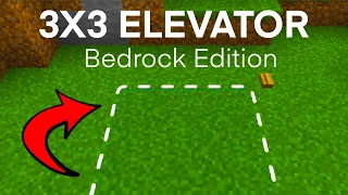 [EASY] 3x3 Elevator Tutorial for Minecraft Bedrock!