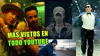 TOP 10 DE LOS VIDEOS MAS VISTOS EN TODO YOUTUBE | RusoX