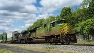 National Train Day Railfanning in Phillipsburg with 1072, the Bel Del, and the C&D arriving