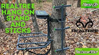 Realtree Hang On Tree Stand and Climbing Sticks Review