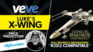 Luke's X-WING Drop on Veve!! R2 D2 Compatible! Full Review and Price Predictions!