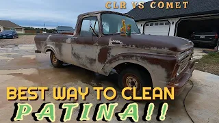 What is the best Way to Clean PATINA! CLR or COMET!! the great Debate!!