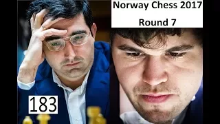 Norway Chess 2017 - Round 7 - with Kramnik-Carlsen & Karjakin-Aronian