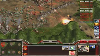 CHINA Tank - Command & Conquer Generals Zero Hour - 1 vs 7 HARD Gameplay