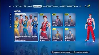 Fortnite New NBA Customizable Black Top Ballers Skins + Showcase (Fortnite X NBA)