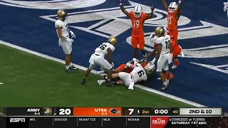 UTSA hail mary TD vs Army