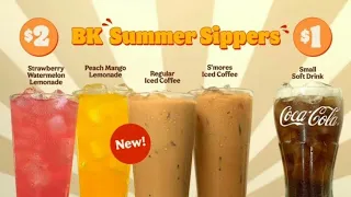 Burger King Summer Sippers