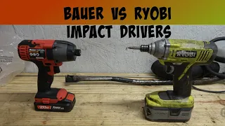 Bauer Impact Vs. Ryobi Impact. How does Harbor Freights Mid-level tool compare?